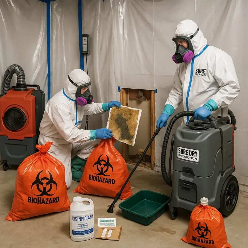 Contaminated Water Handling Protocols process in Rowland, NC