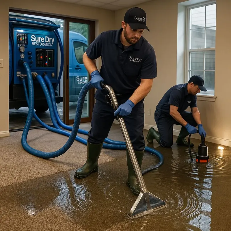 Water Extraction and Removal process in Rowland, NC